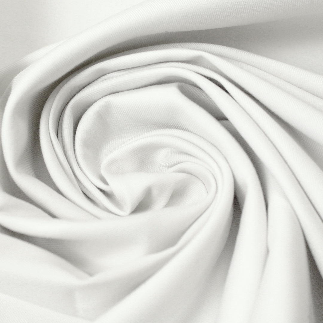 Tencel/cotton mid-weight twill - soft white .5 yds