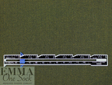 CA designer stretch 'RPL' twill suiting - dark olive 2.5 yd