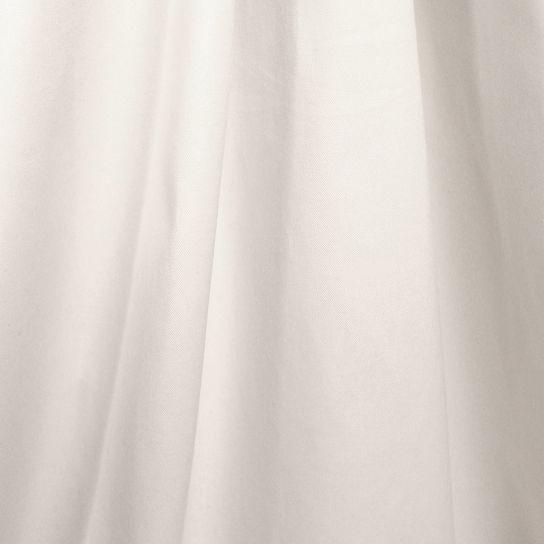 CA designer stone white stretch cotton twill 1.25 yds