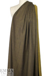 Italian doubleface cotton twill - bronze/graphite .75 yds