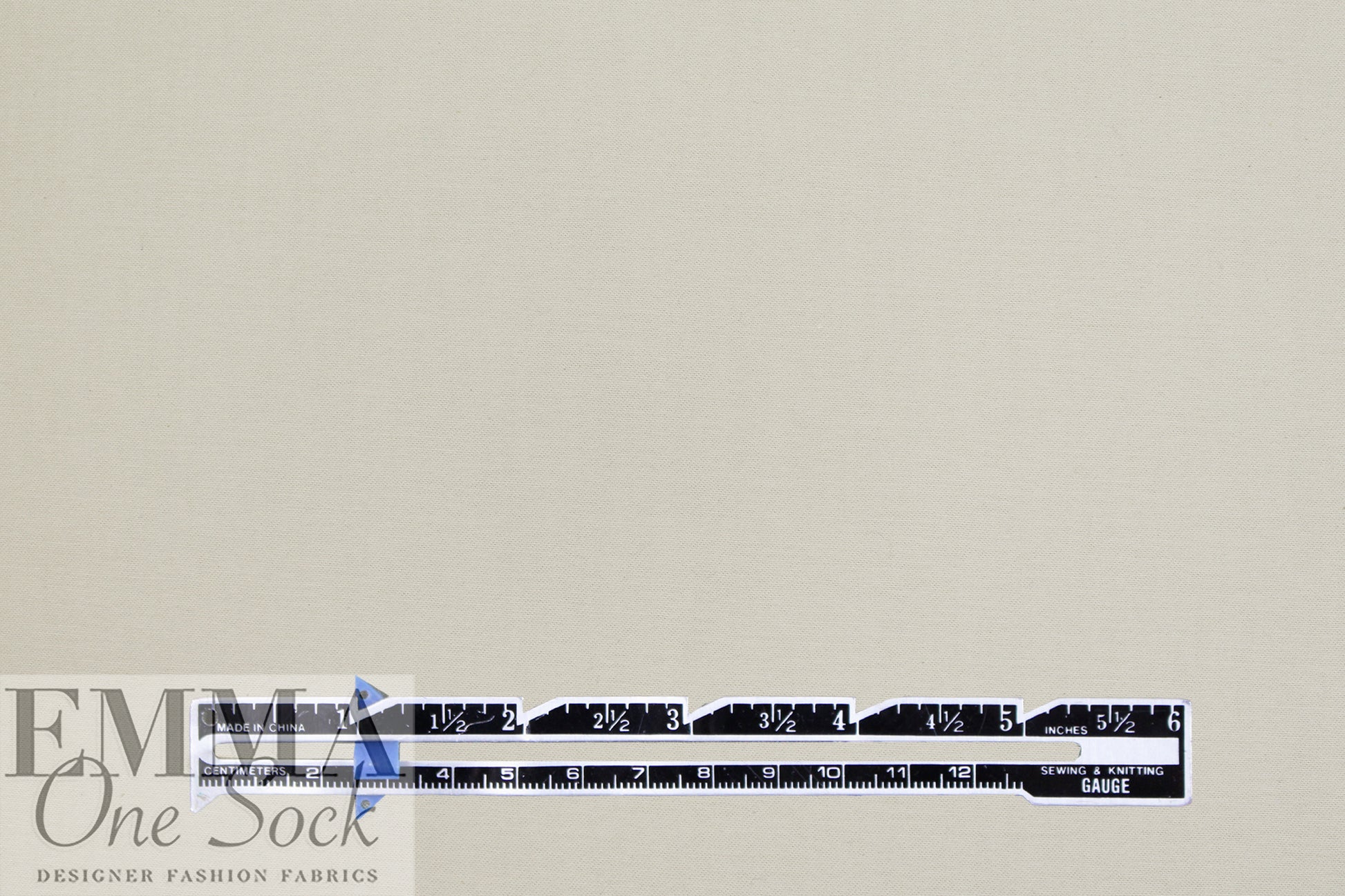 CA designer cotton/spandex stretch sateen - stone 1.625 yd