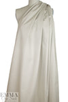 CA designer cotton/spandex stretch sateen - stone 1 yard