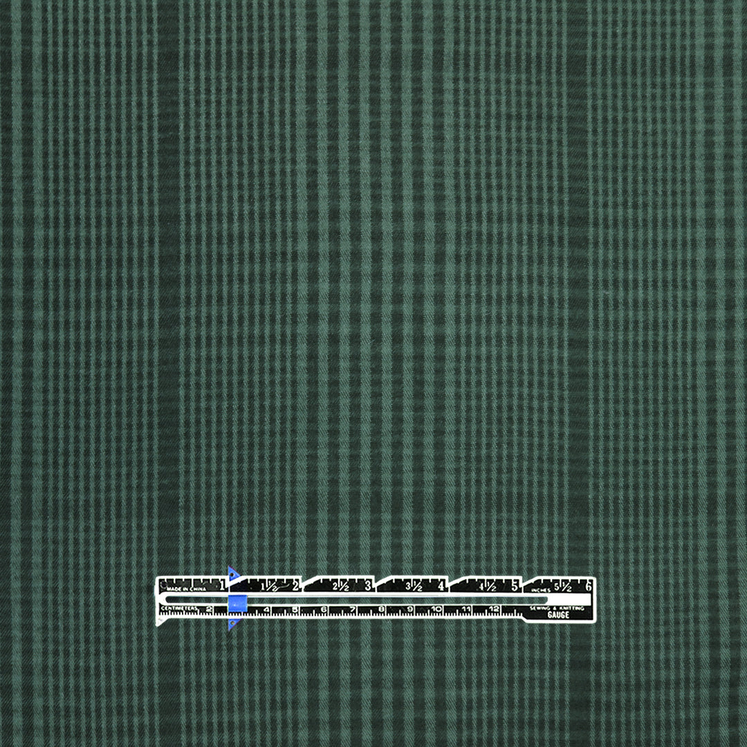 Meet Milk two-tone plaid tencel twill - pine 1.25 yds