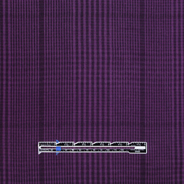Meet Milk two-tone plaid tencel twill - purple night .75 yds