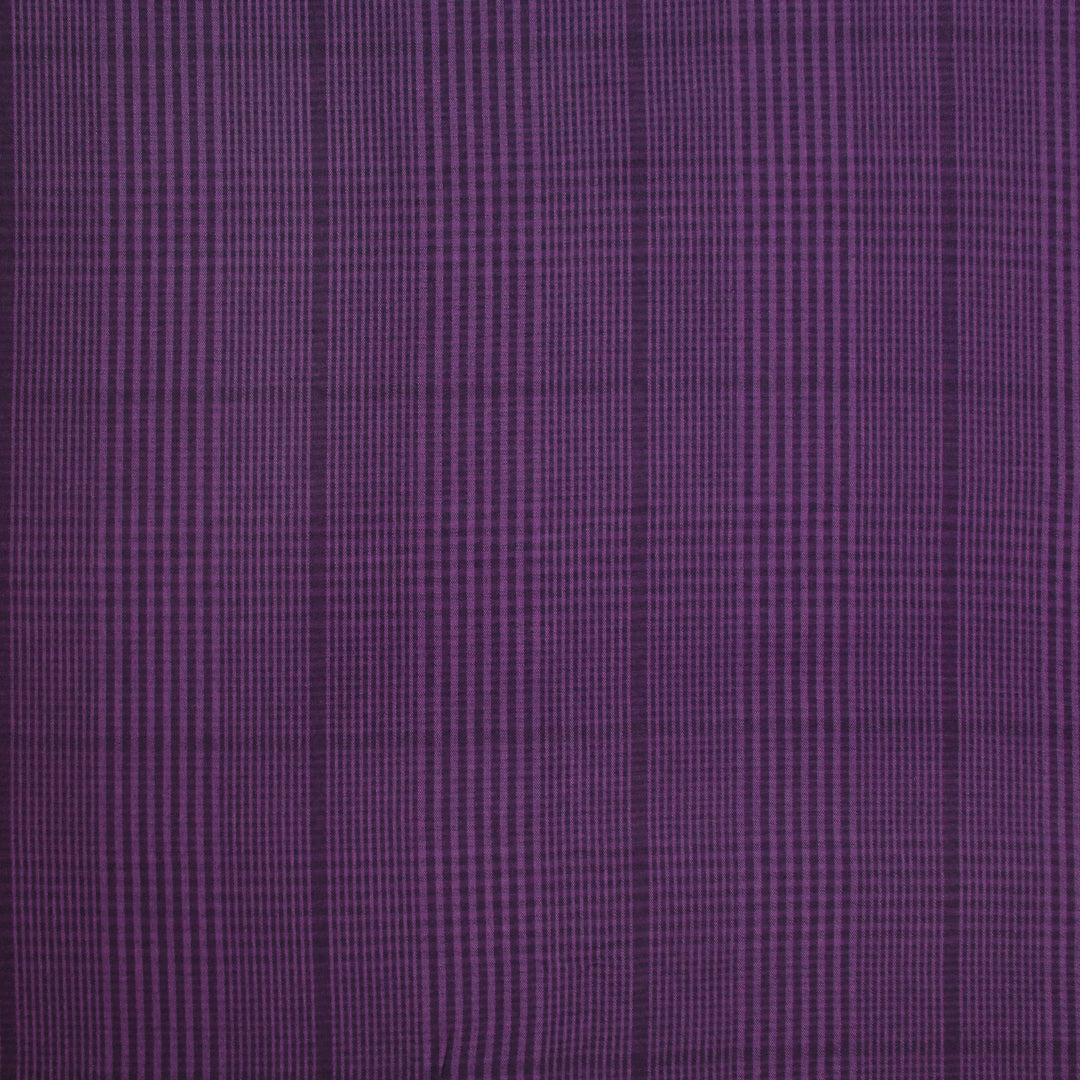 Meet Milk two-tone plaid tencel twill - purple night 1.625 yds