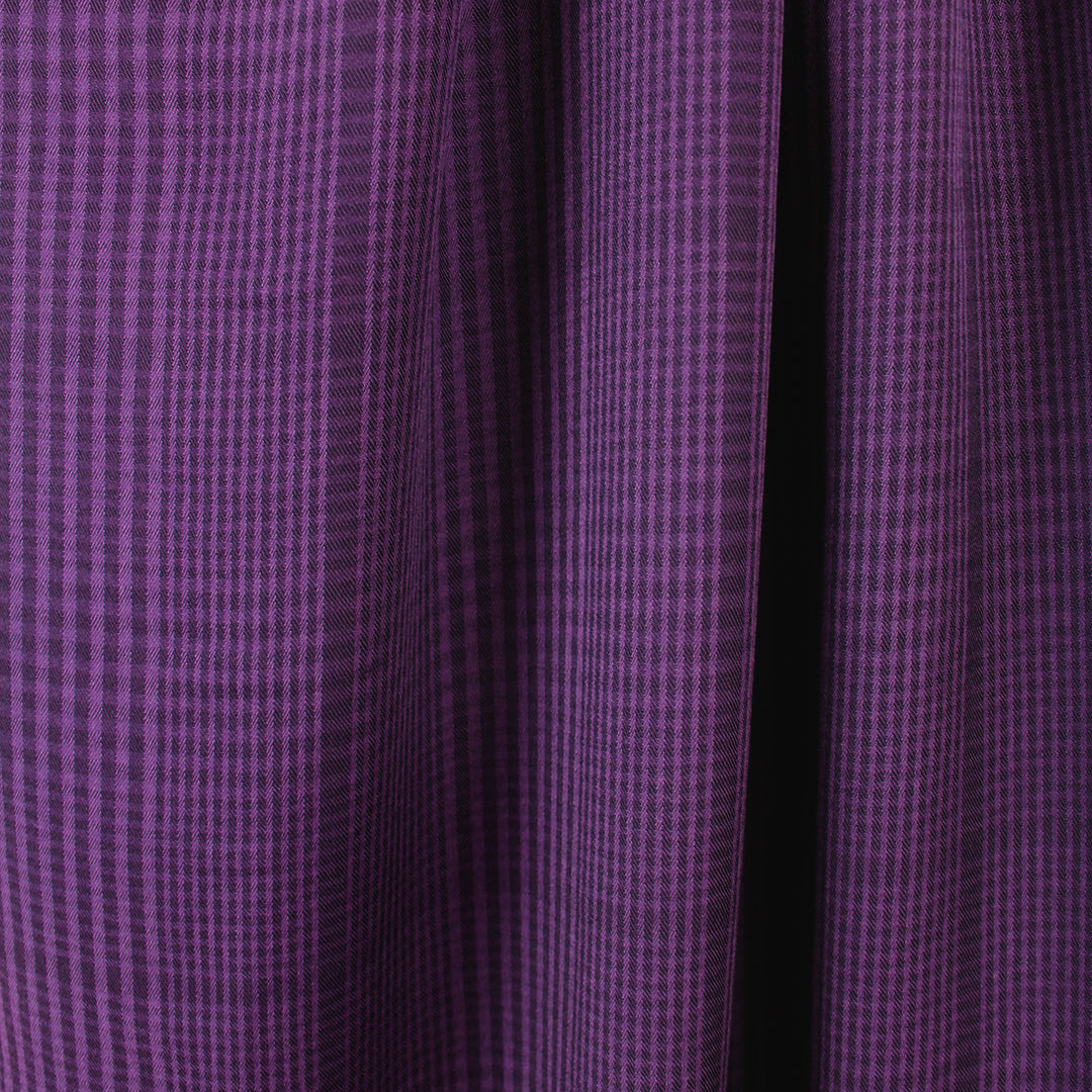 Meet Milk two-tone plaid tencel twill - purple night .75 yds