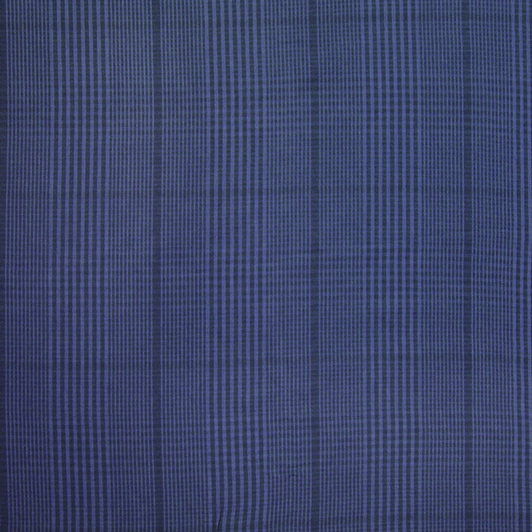Meet Milk two-tone plaid tencel twill - lapis 1.8 yd