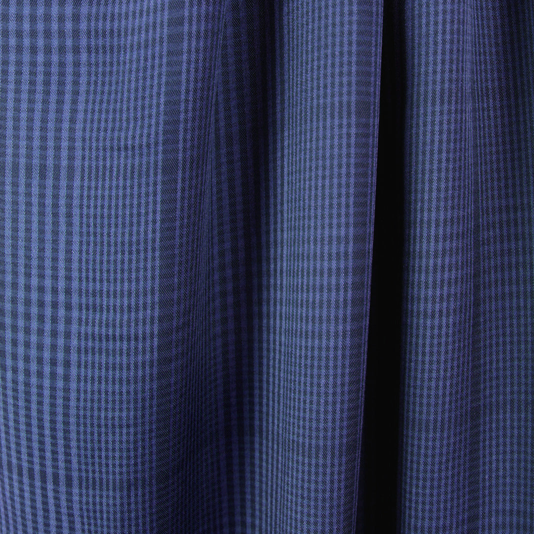 Meet Milk two-tone plaid tencel twill - lapis 1.8 yd