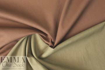 NY designer reversible cotton twill - clay/desert sand 1.25 yds