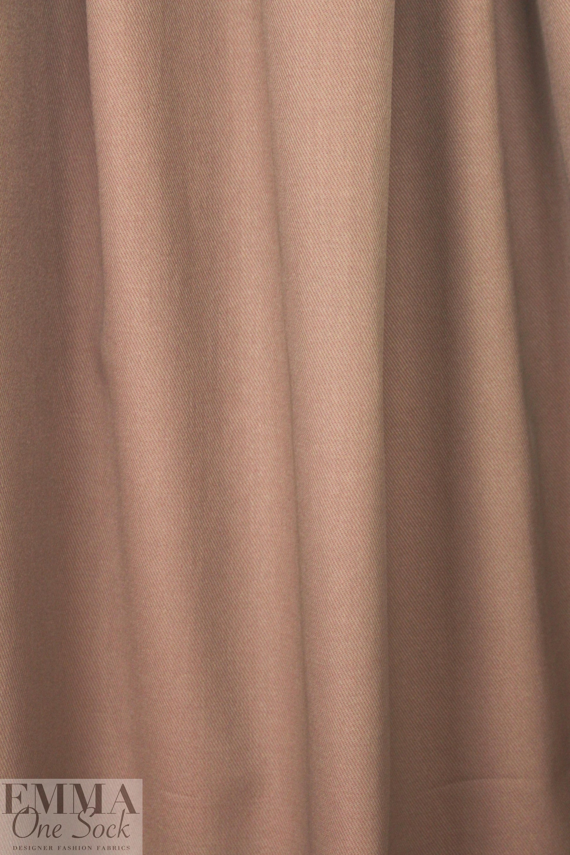 NY designer reversible cotton twill - clay/desert sand