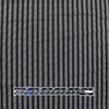CA designer striped stretch twill - charcoal/black 2.5 yd