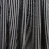 CA designer striped stretch twill - charcoal/black 1.75 yd