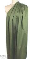 organic GOTS cotton/elastane stretch twill - moss 1.5 yd