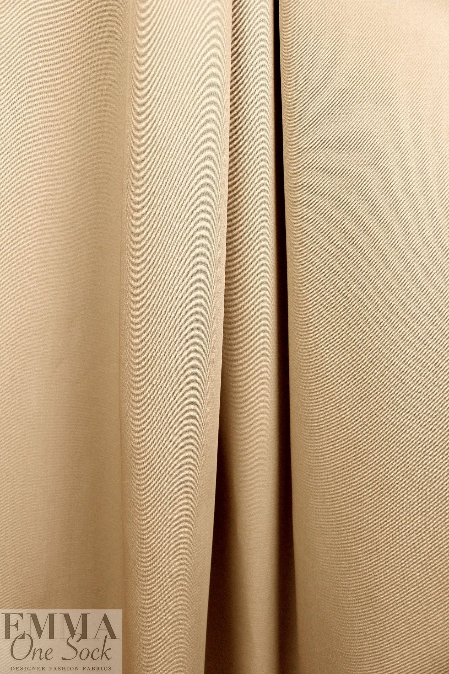 organic GOTS cotton/elastane stretch twill - dune 2 yd