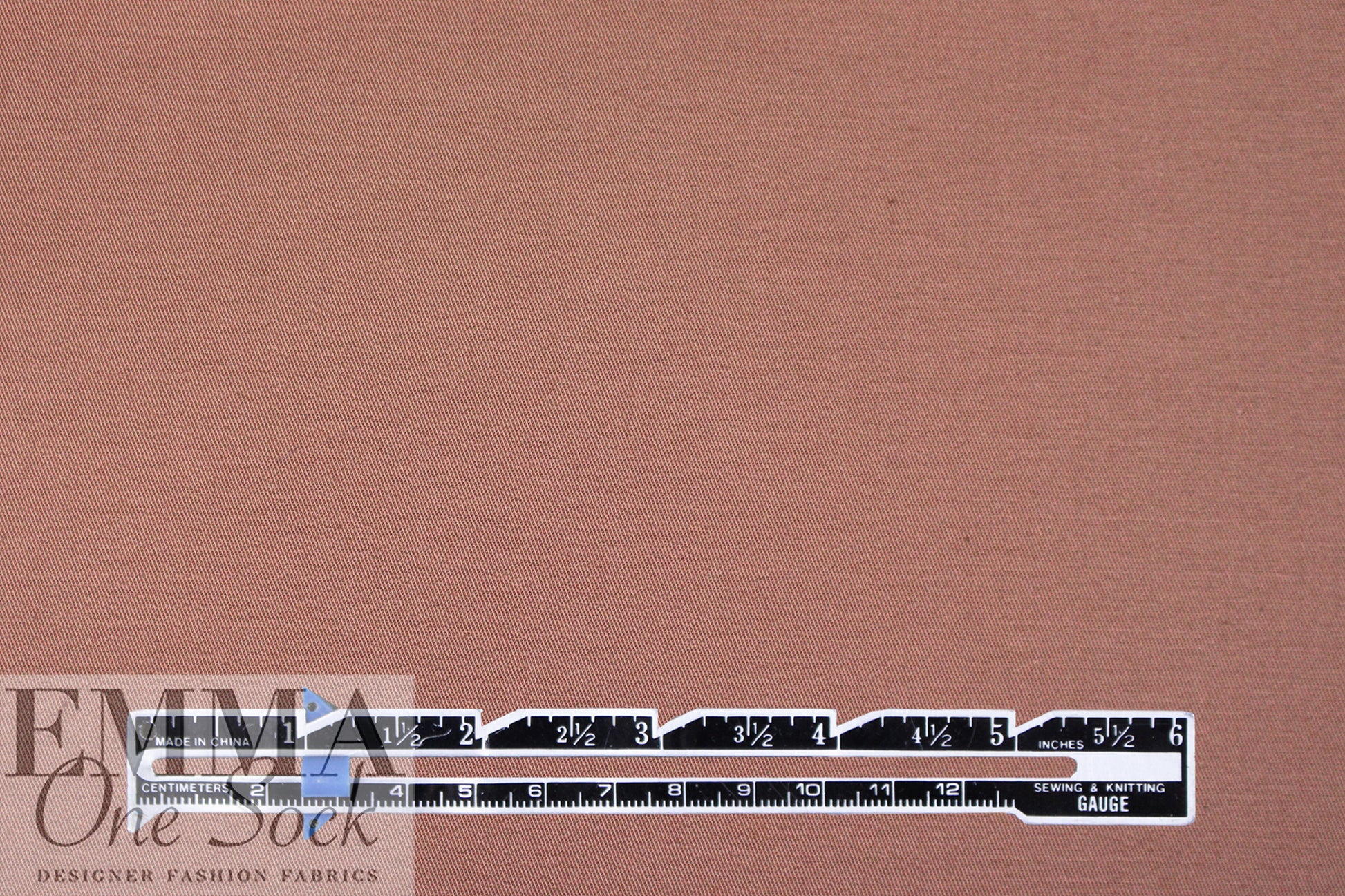 organic GOTS cotton/elastane stretch twill - cognac 2 yd