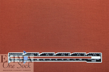 organic GOTS cotton/elastane stretch twill - paprika 1.75 yd