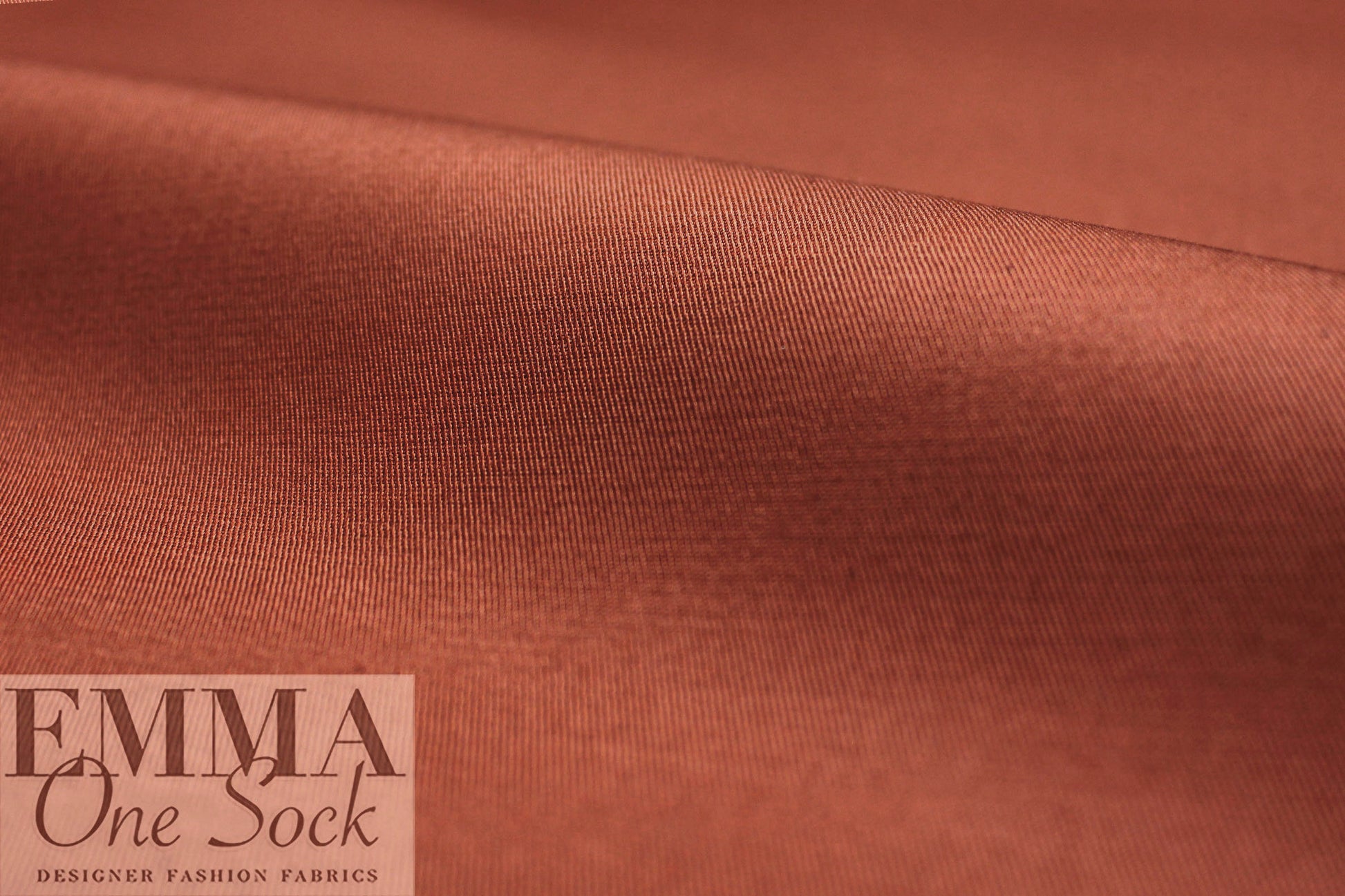 organic GOTS cotton/elastane stretch twill - paprika 1.75 yd