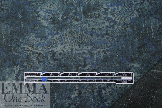 Bur6erry double-sided wool suiting - paisley and dashes