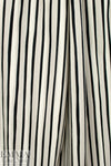 Italian designer 'wavering stripes' stretch cotton denim 1 yard