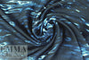 Italian designer 'night swimming' viscose woven .625 yds