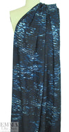 Italian designer 'night swimming' viscose woven .625 yds
