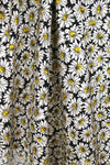 'countless daisies' stretch cotton twill .625 yds