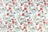 'garden roses' stretch cotton twill 1.125 yds