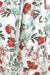 'garden roses' stretch cotton twill .75 yds