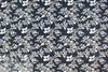 'lino print orchid' stretch cotton twill 1 yard