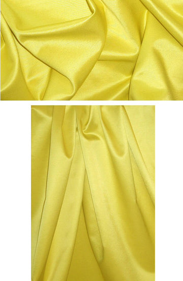 Italian cotton/viscose dressy twill - lemon