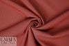 famous designer Italian virgin wool twill stripe - brick 1.5 yds