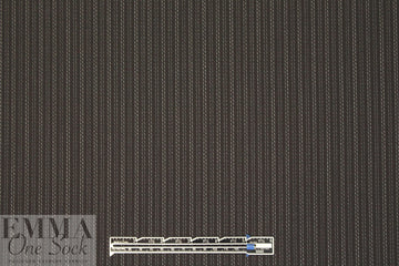 famous designer virgin wool twill stripe - black coffee