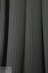 famous designer virgin wool twill stripe - black coffee 2.125 yd
