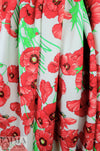 Emanue1 Ungaro haute couture viscose - poppy flowers 1.5 yds