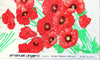 Emanue1 Ungaro haute couture viscose - poppy flowers 1.5 yds