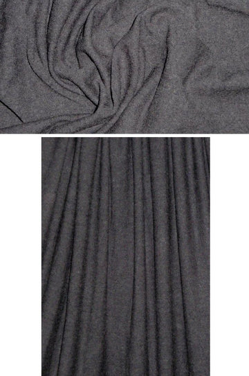 NY designer drapey soft black sweater knit 2.125 yds