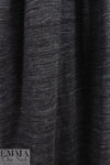 CA designer variegated sweatery jersey knit - gunmetal .5 yds