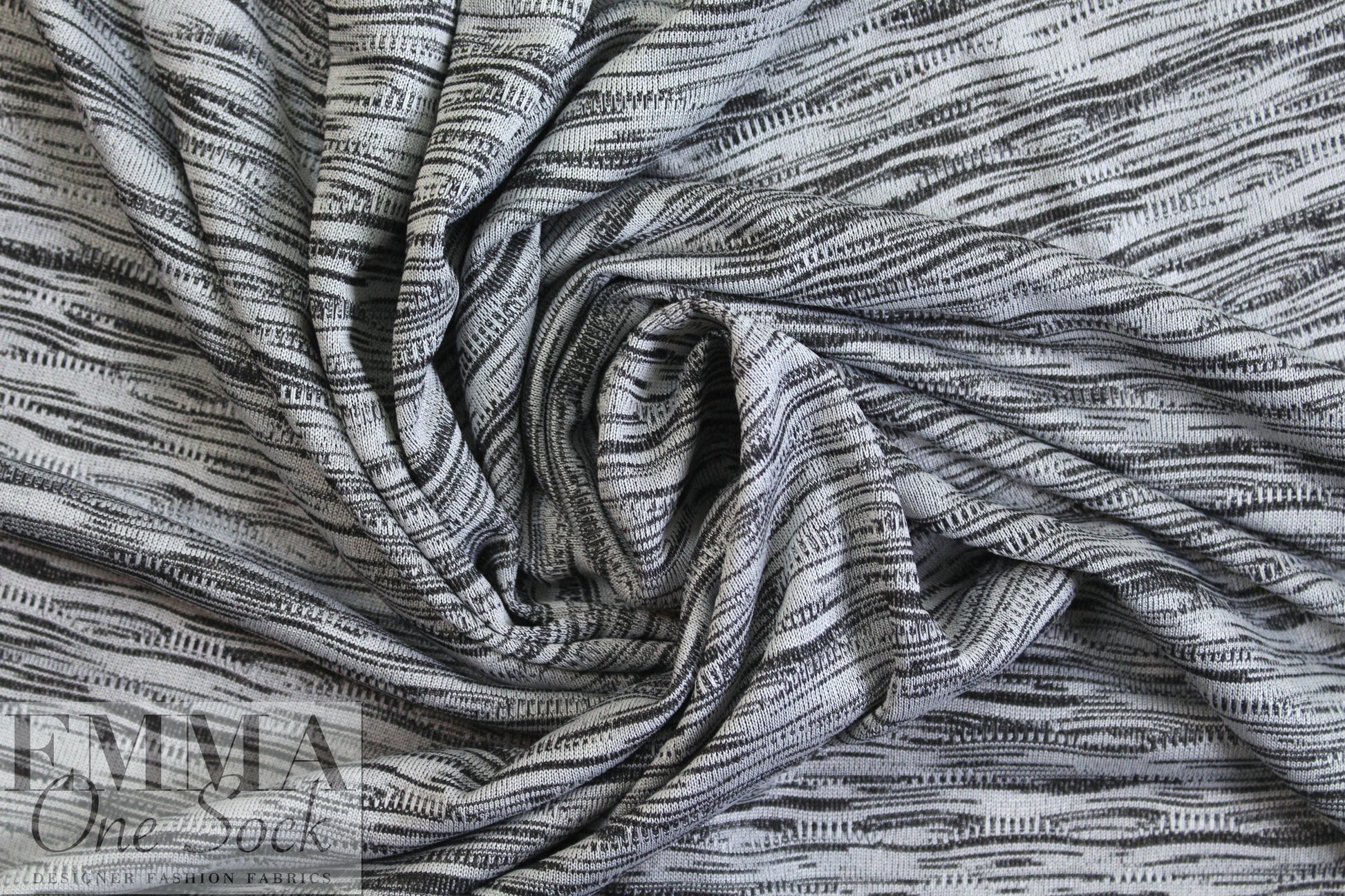 NY designer 'stormy seas' yarn dye novelty knit