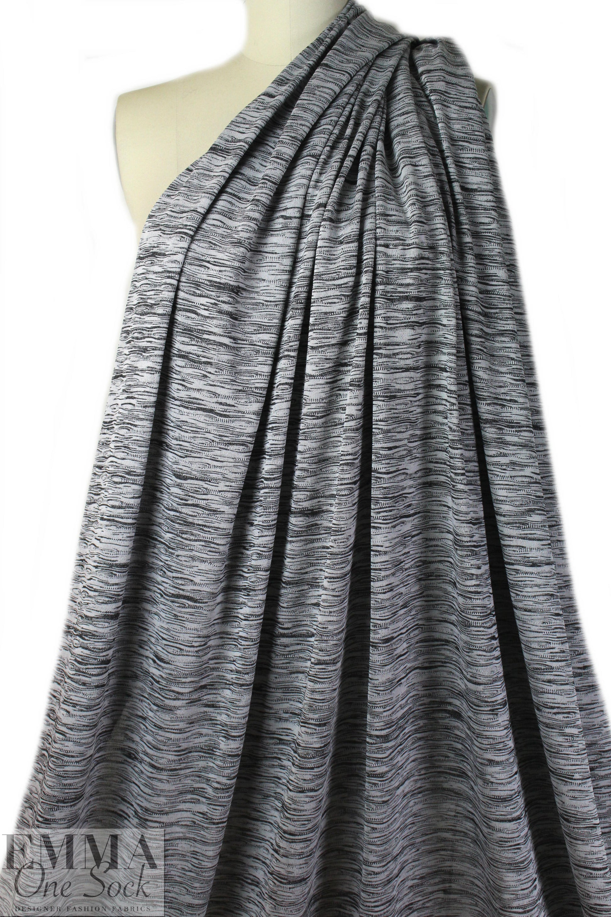 NY designer 'stormy seas' yarn dye novelty knit