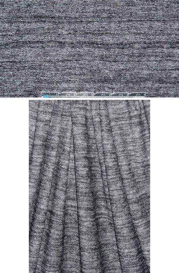 viscose/wool variegated sweater knit - black/white 2 yd