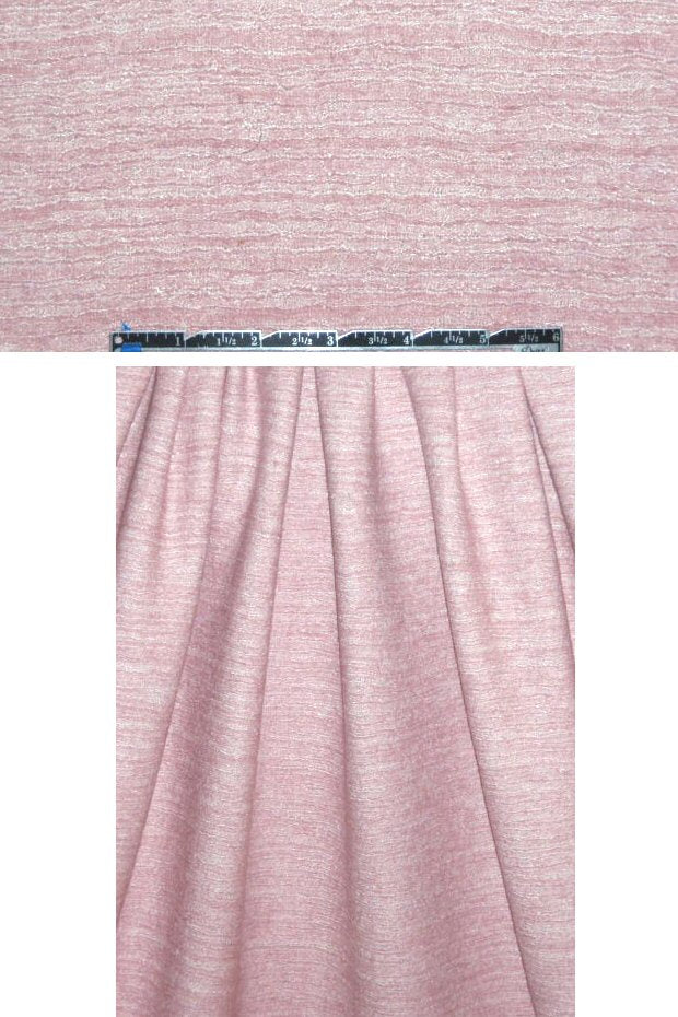 viscose/wool variegated sweater knit - pink/white 1.7 yd