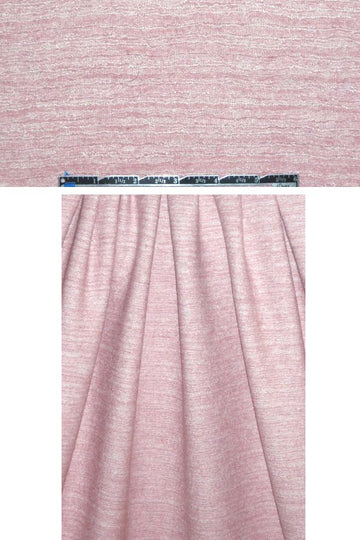 viscose/wool variegated sweater knit - pink/white 1.7 yd