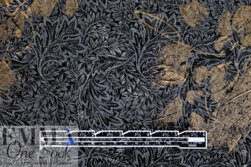 'enchanting flora' printed velveteen knit 1 yard
