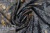 'enchanting flora' printed velveteen knit 1 yard