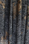 'enchanting flora' printed velveteen knit 1 yard