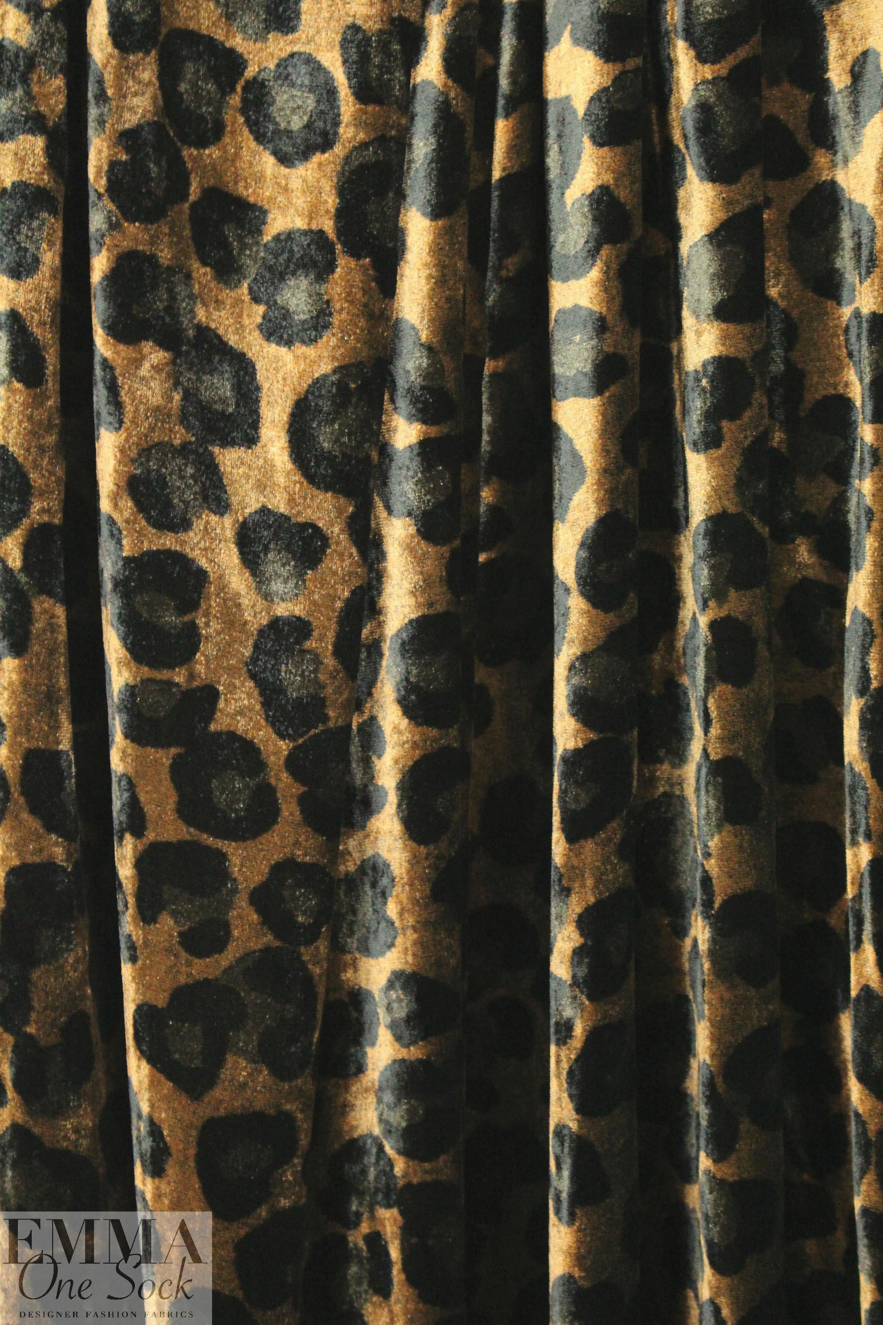 The0ry rayon/silk animal print velvet