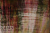 French lush viscose/silk velvet - autumn tie dye 1.75 yds