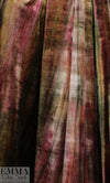 French lush viscose/silk velvet - autumn tie dye