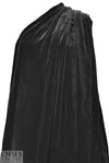 lush rayon/silk velvet - jet black