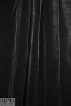lush rayon/silk velvet - jet black 1.625 yd